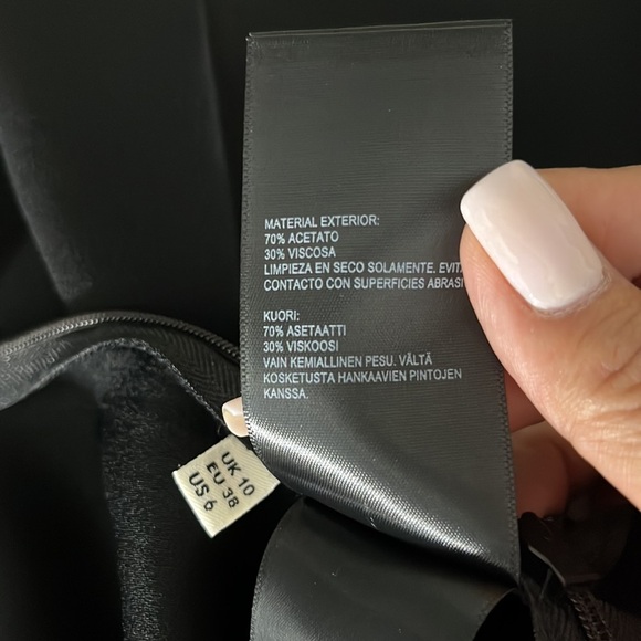 Whistles black high wasted wide leg pants size 6 - Picture 12 of 12